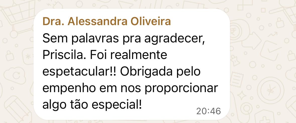 Depoimento de aluno